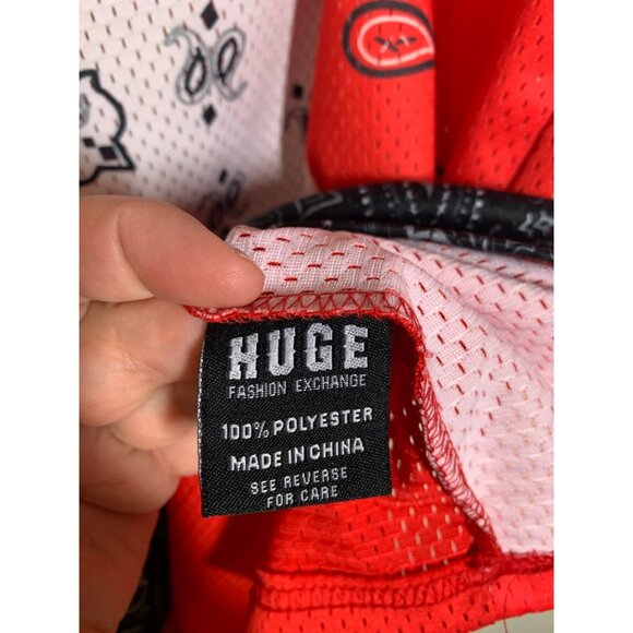 Huge Fashion Exchange Athletic Tank Summer Lifting Workout Casual Red Men Sz XL - Picture 5 of 6